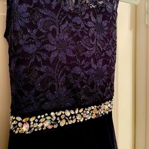 Girls Navy blue formal dress size 14
